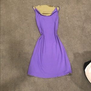 Purple vintage 90s/y2k midi dress